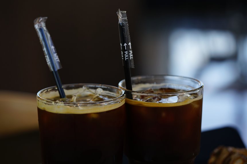 concentrated dark italian coffee
