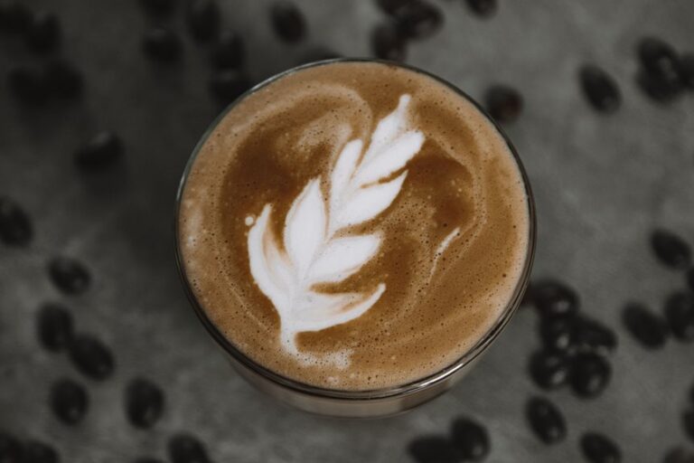 creamy espresso milk drink