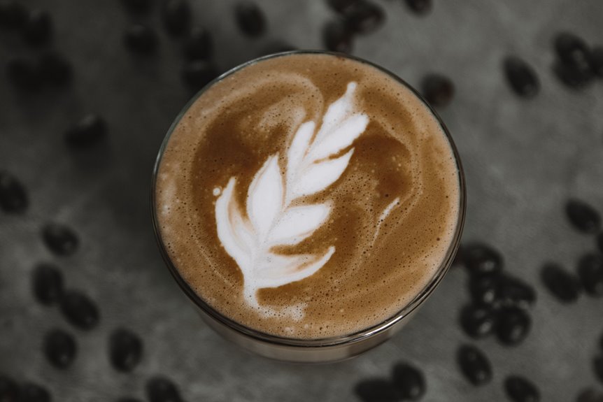 creamy espresso milk drink