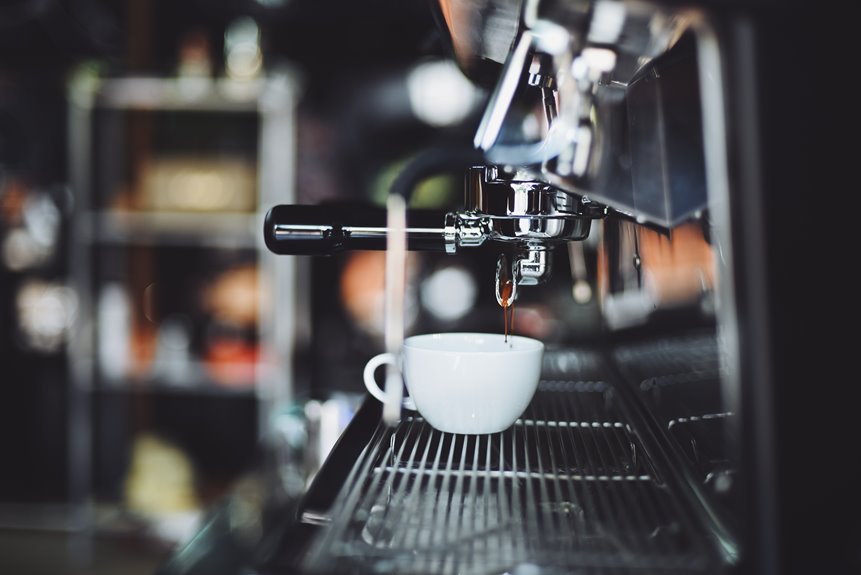 larger espresso coffee serving