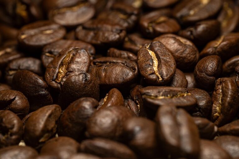 lightly roasted coffee beans